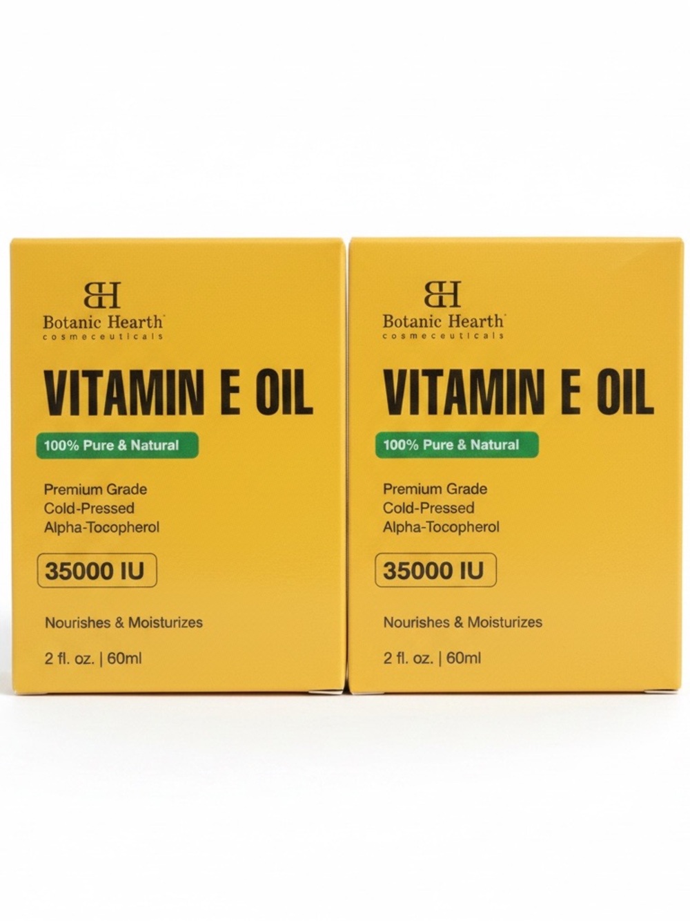 2 Pack 100% Pure & Natural, 35,000 Iu Vitamin E Oil | 2 fl oz